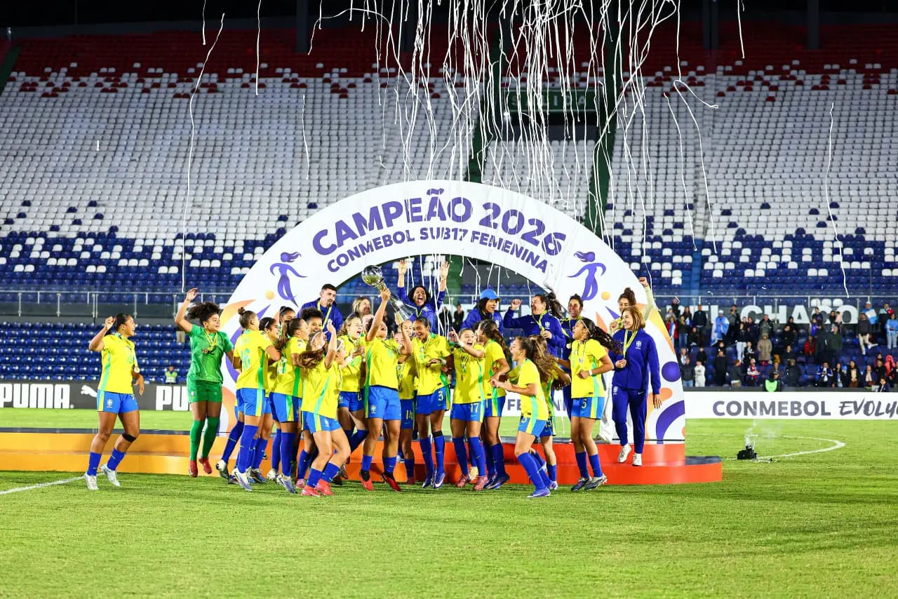 Seleção Feminina derrota Argentina e é campeã do Sul-Americano Sub-17