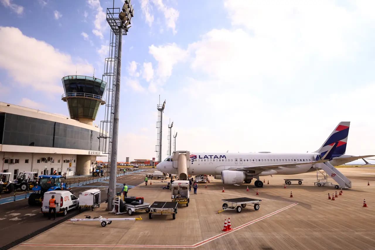 Com 706 operações, Aeroporto de Maringá alcança maior número de voos da história em agosto e amplia conectividade regional