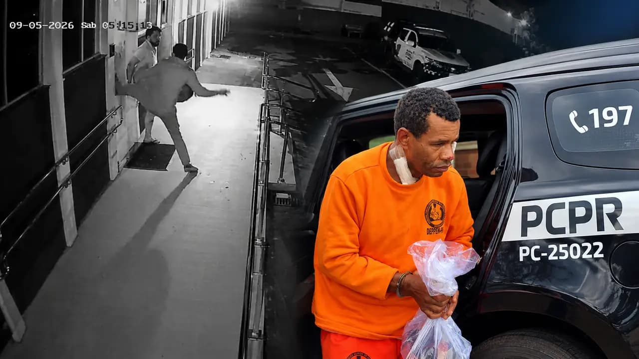 Homem invade plantão da Polícia Civil, quebra porta e acaba baleado em Maringá