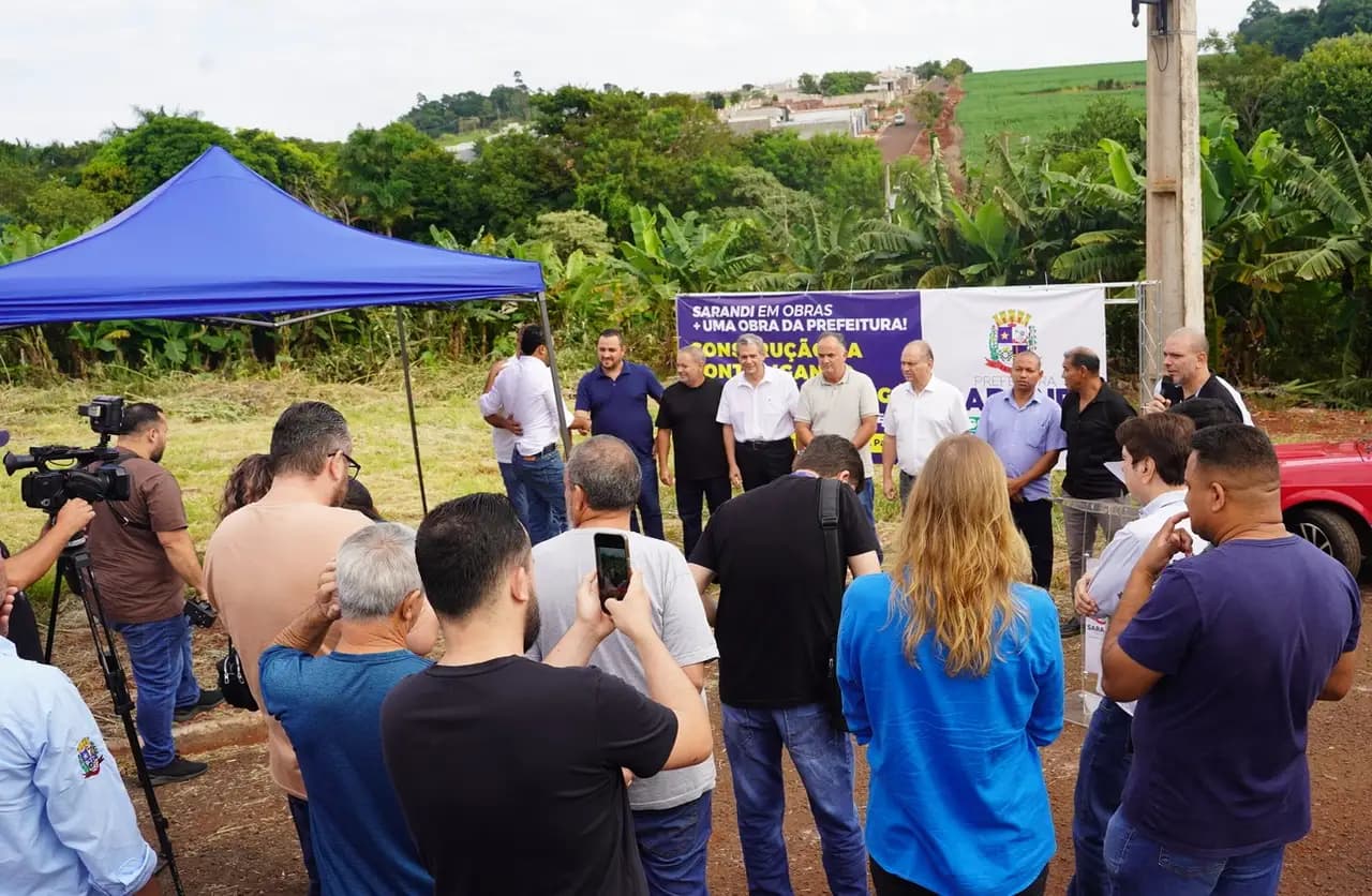 Prefeitura de Sarandi autoriza início das obras da ponte que ligará Sarandi a Maringá pela região norte