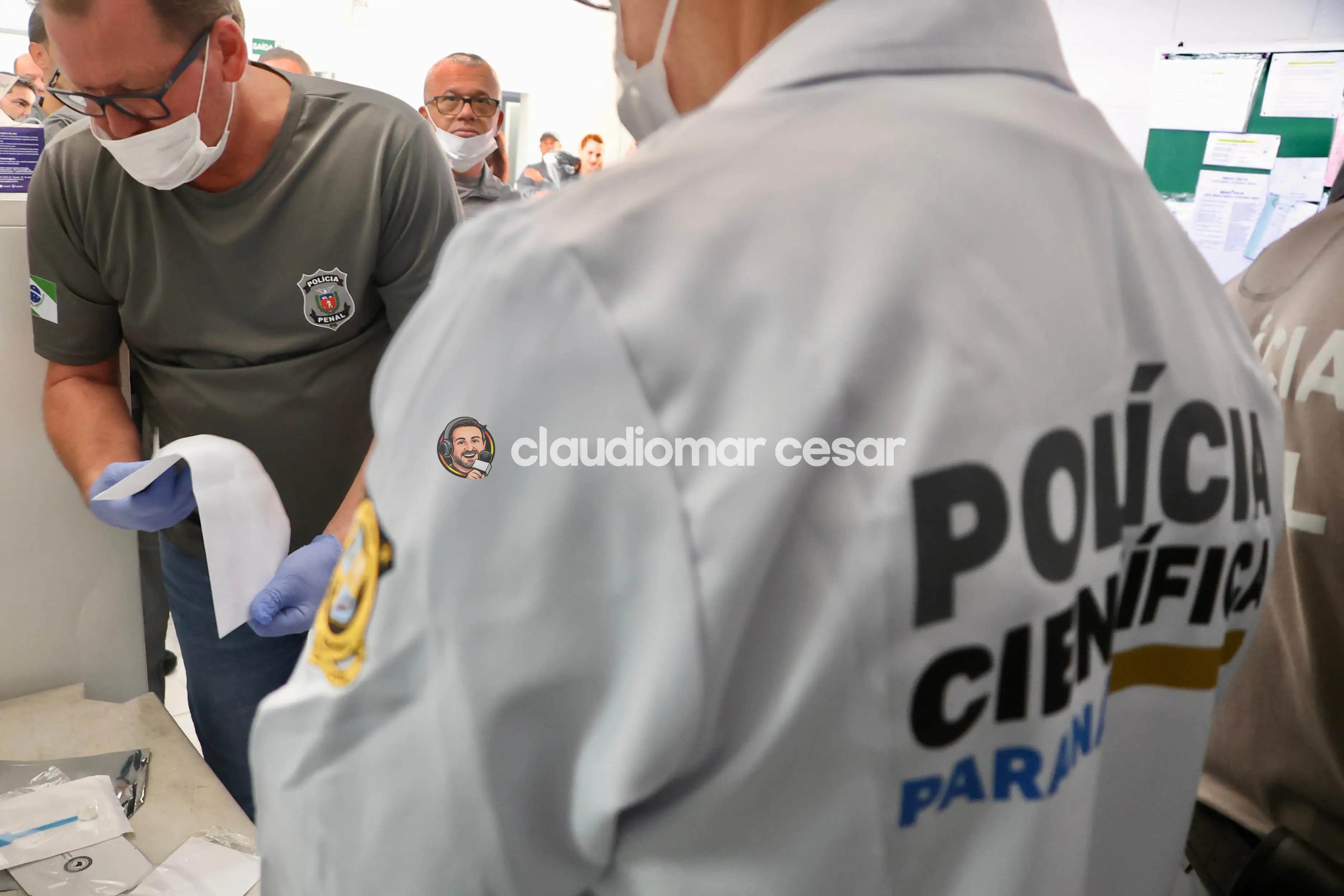 Polícia Científica e Polícia Penal coletam mais de 3,4 mil amostras de DNA em unidades penais no Paraná