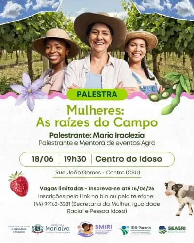 Mulheres terão encontro para valorizar o protagonismo feminino no agro