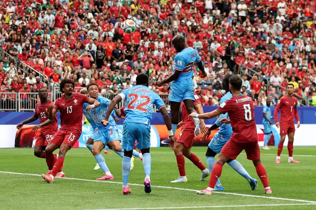 Portugal e RD do Congo empatam por 1 a 1 na 1ª rodada da Copa do Mundo