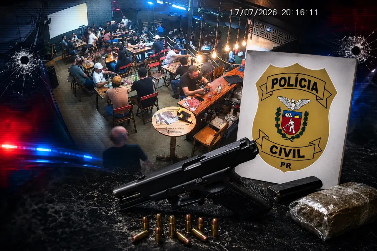 Adolescente se apresenta à polícia e diz que ataque a tiros em bar de Campo Mourão foi motivado por vingança; duas pessoas morreram