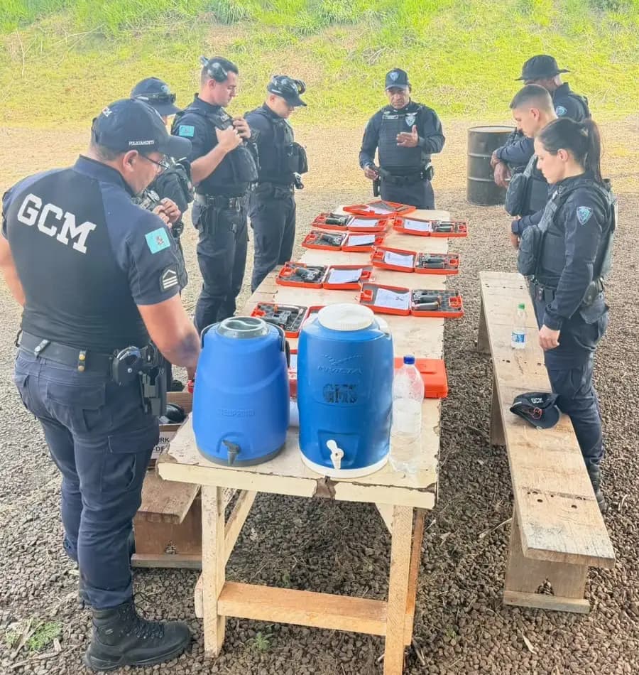GCM de Sarandi realiza capacitação para uso de equipamentos não letais