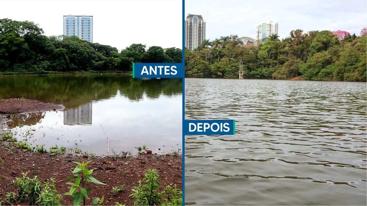 Melhorias na manutenção e operação favorecem recorde do nível do lago do Parque do Ingá
